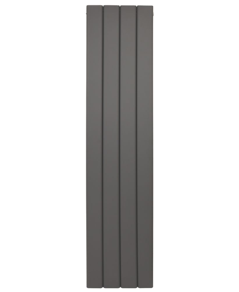 Image of Towelrads Berkshire Vertical Aluminium Designer Radiator 1800m x 510mm Anthracite 4292BTU 