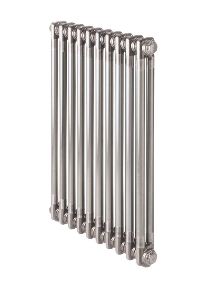 Image of Acova 2 Column Designer Radiator 600mm x 812mm Raw Metal 2628BTU 
