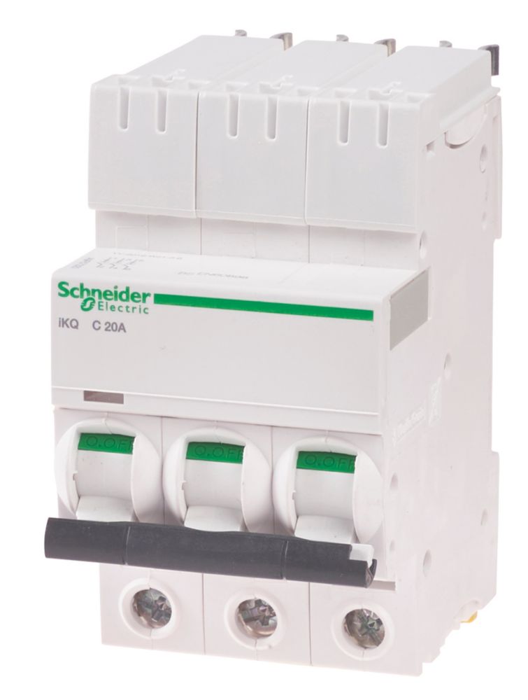 Image of Schneider Electric IKQ 20A TP Type C 3-Phase MCB 