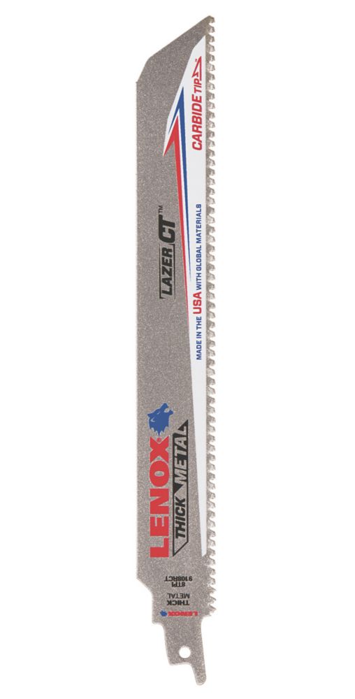 Image of Lenox Lazer CT 2014224 Metal Reciprocating Saw Blade 229mm 