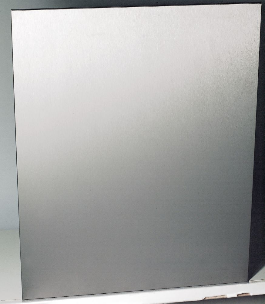 Image of Hafele Stainless Steel Catering Grade Splashback 600mm x 750mm x 8mm 