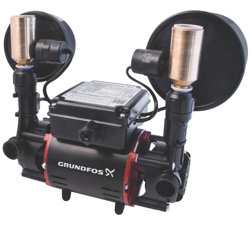 Image of Grundfos 98950220 Regenerative Twin Twin Shower Pump 2.0bar 