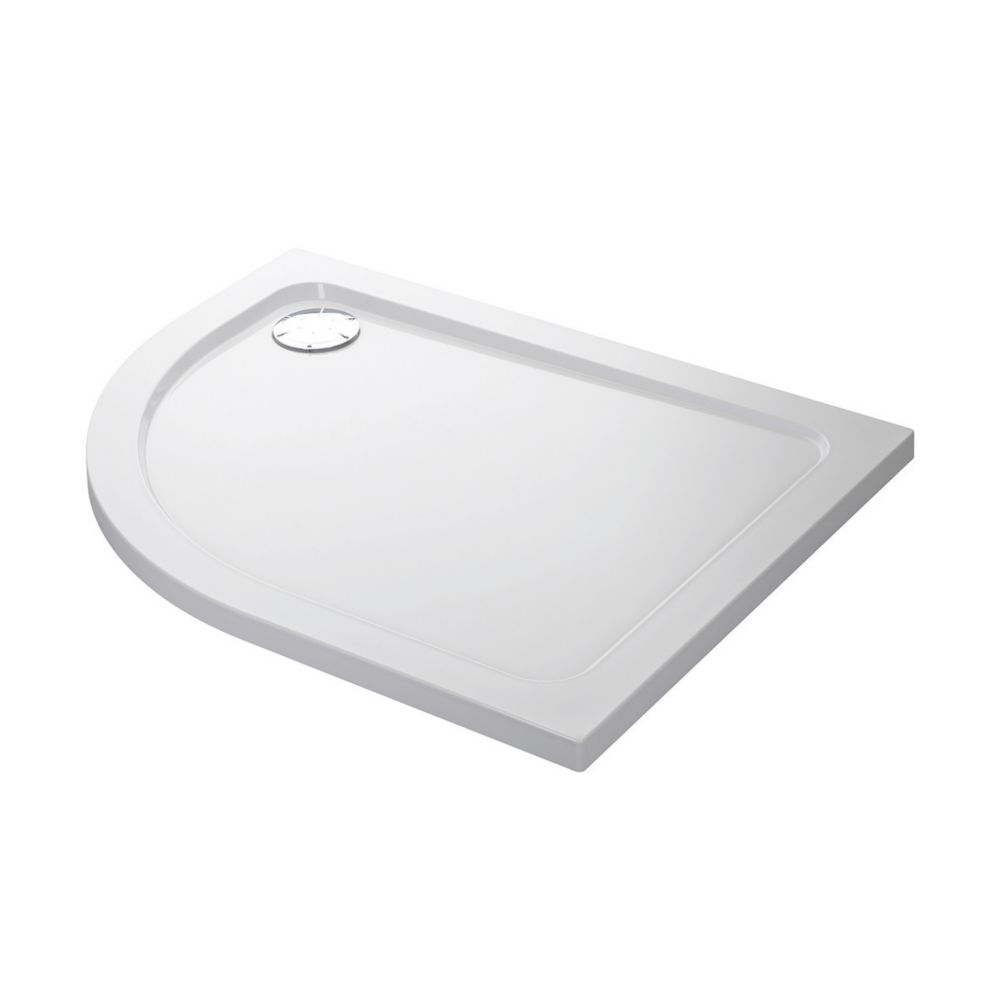 Image of Mira Flight Low Offset Quadrant Shower Tray RH White 1200mm x 900mm x 40mm 