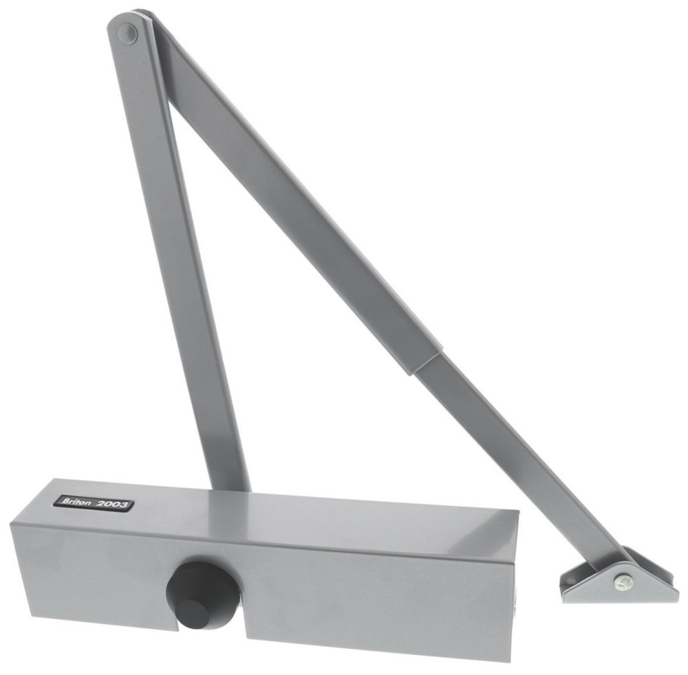 Image of Briton 2003.SES Overhead Door Closer Silver 