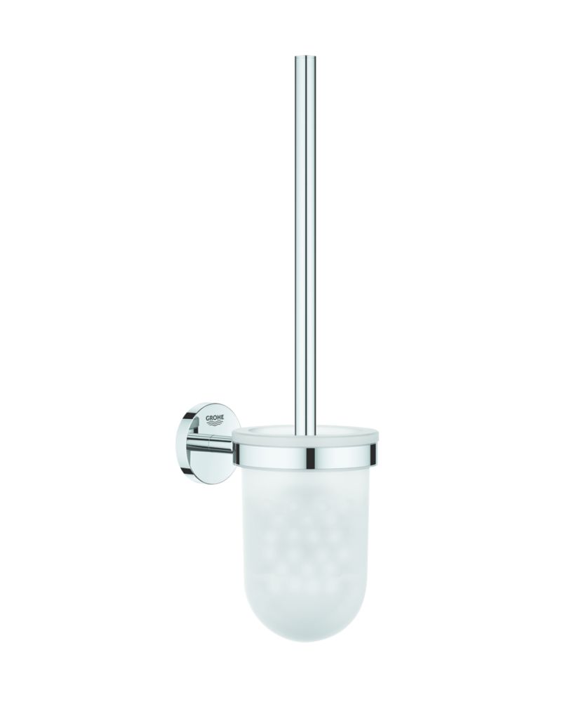 Image of Grohe BauCosmopolitan Toilet Brush Set StarLight Chrome 