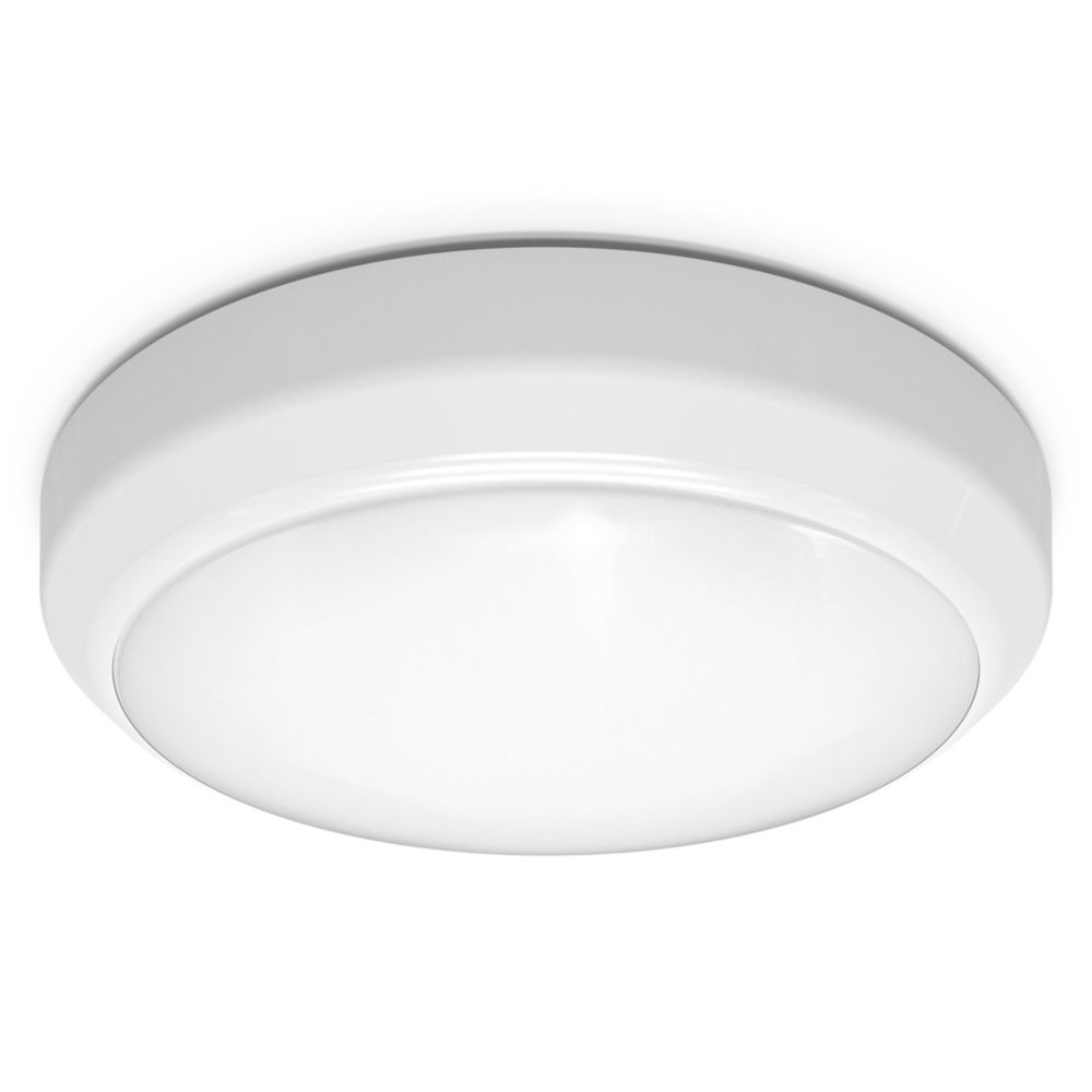 Image of 4lite Indoor Maintained Emergency Round LED Wall/Ceiling Light White 13W 1100lm 