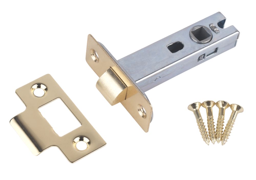 Image of Smith & Locke Electro Brass Tubular Mortice Latch 78mm Case - 57mm Backset 