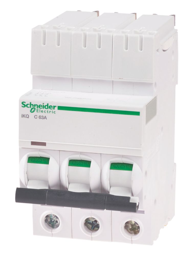 Image of Schneider Electric IKQ 63A TP Type C 3-Phase MCB 