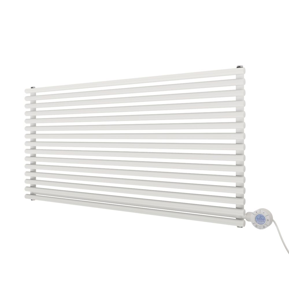 Image of Ximax Gamba Horizontal Electric Electric Designer Radiator 590mm x 1200mm White 3070BTU 