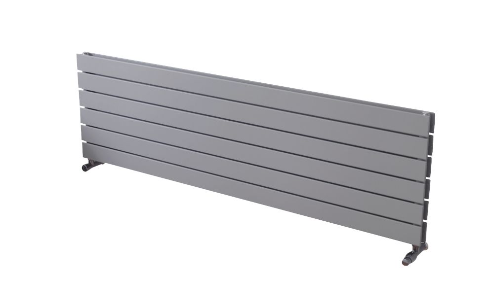 Image of Ximax Oceanus Designer Radiator 445mm x 1500mm Silver 3901BTU 