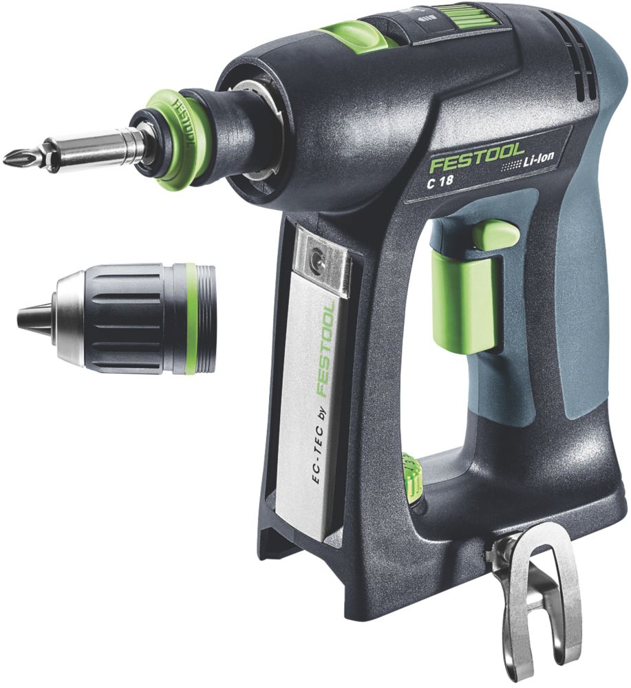 Image of Festool C18 Li 18V Li-Ion Brushless Cordless Drill Driver - Bare 