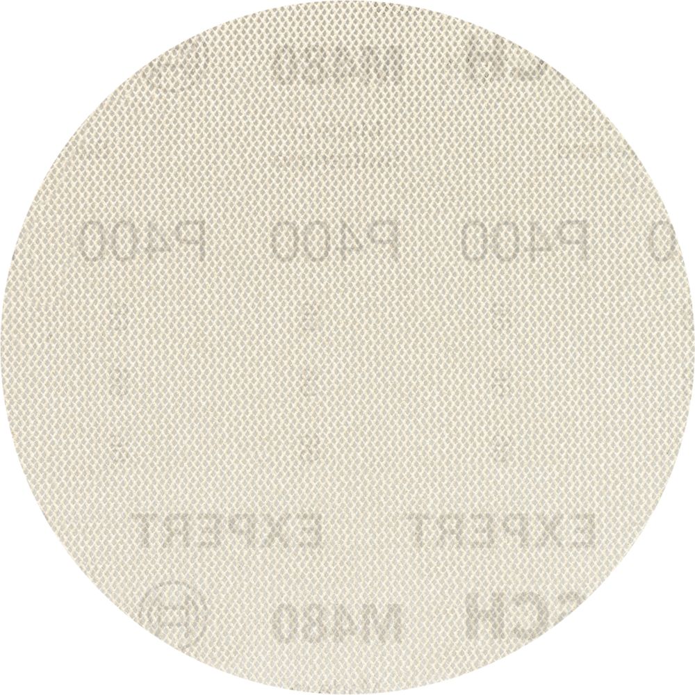 Image of Bosch Expert M480 Random Orbital Sanding Net Mesh 125mm 400 Grit 50 Pack 
