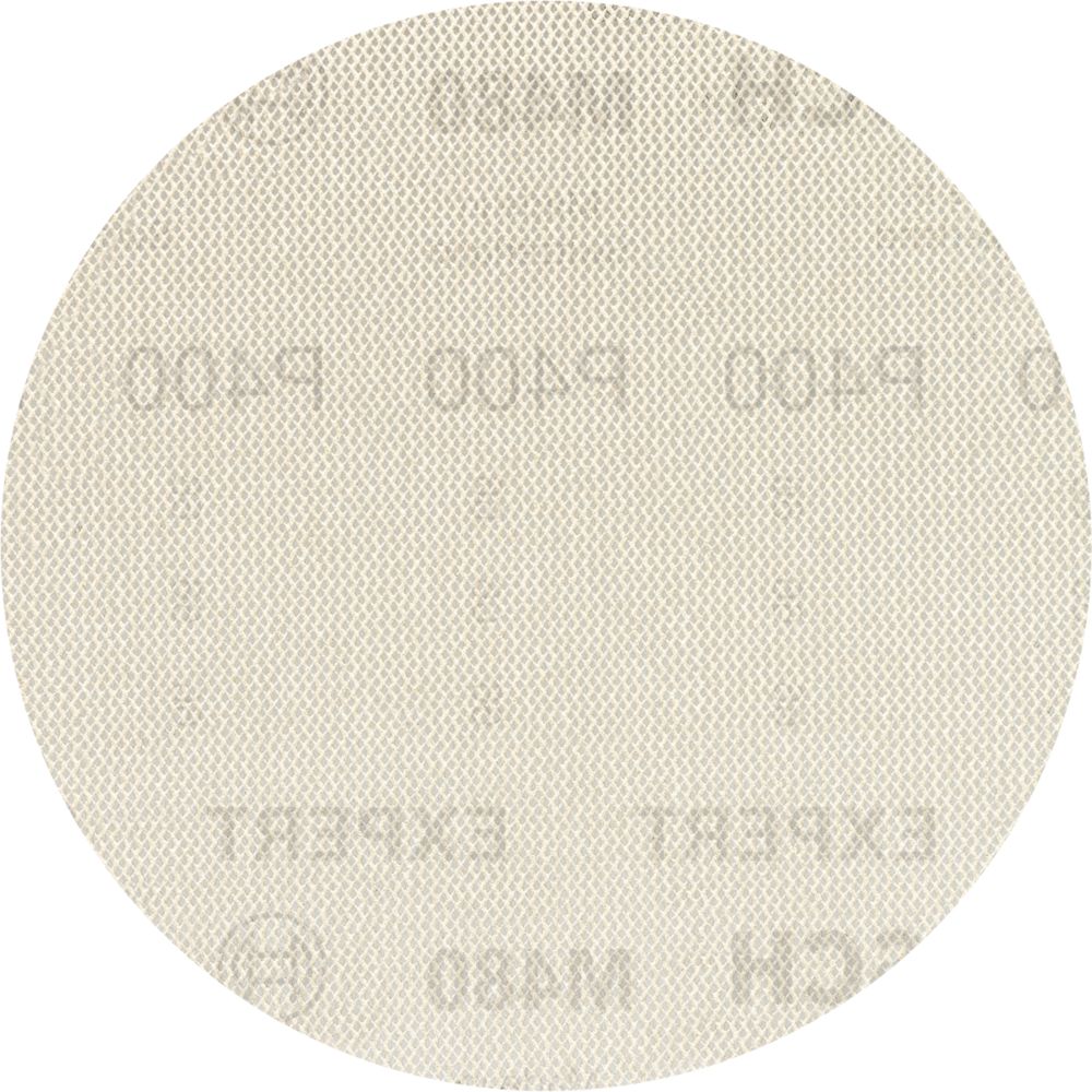 Image of Bosch Expert M480 Random Orbital Sanding Net Mesh 125mm 400 Grit 50 Pack 