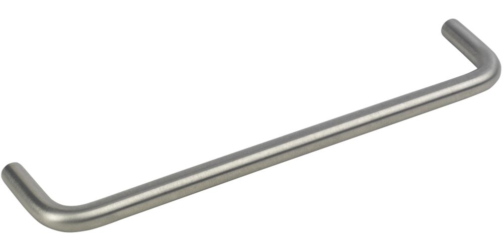 Image of Smith & Locke D Pull Handle Brushed Stainless Steel 160mm 