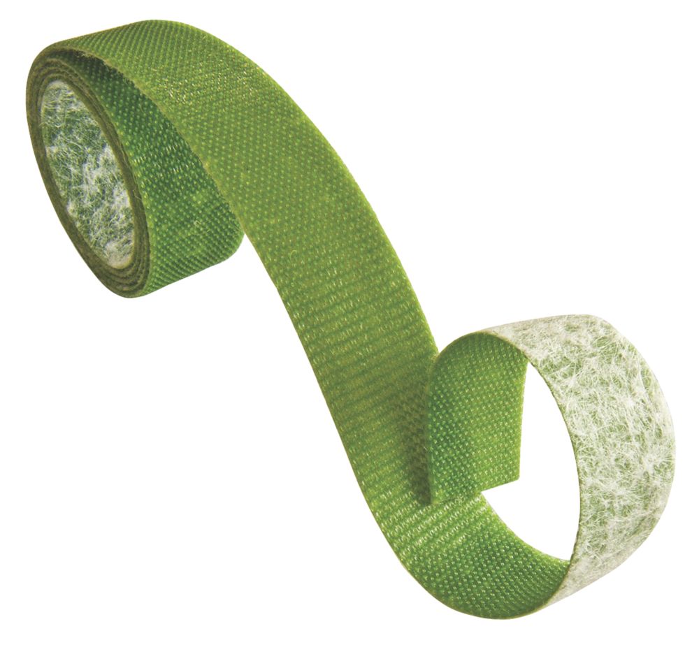 Image of Velcro Brand One-Wrap Green Plant Ties 5m x 12mm 