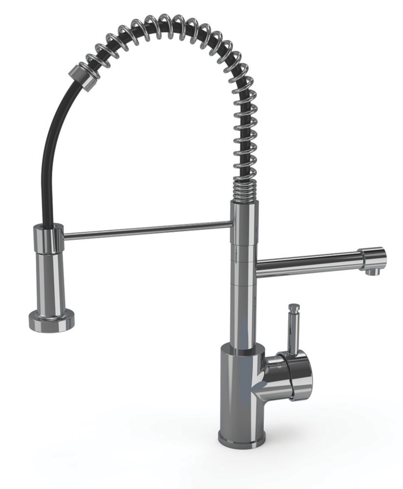 Image of ETAL Multi-Use 3-in-1 Hot Water Kitchen Tap with Handset Polished Chrome 