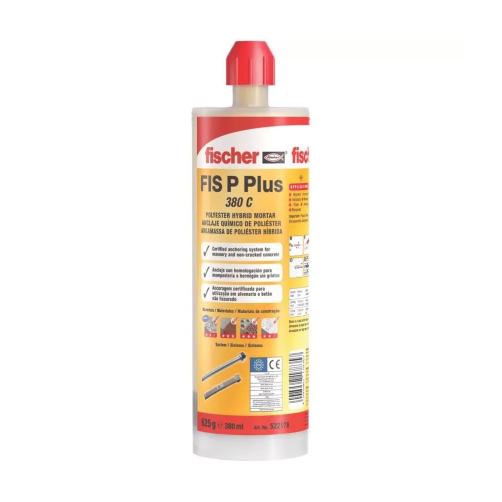 Image of Fischer FIS P Plus Polyester Hybrid Mortar Injection Resin 380ml 