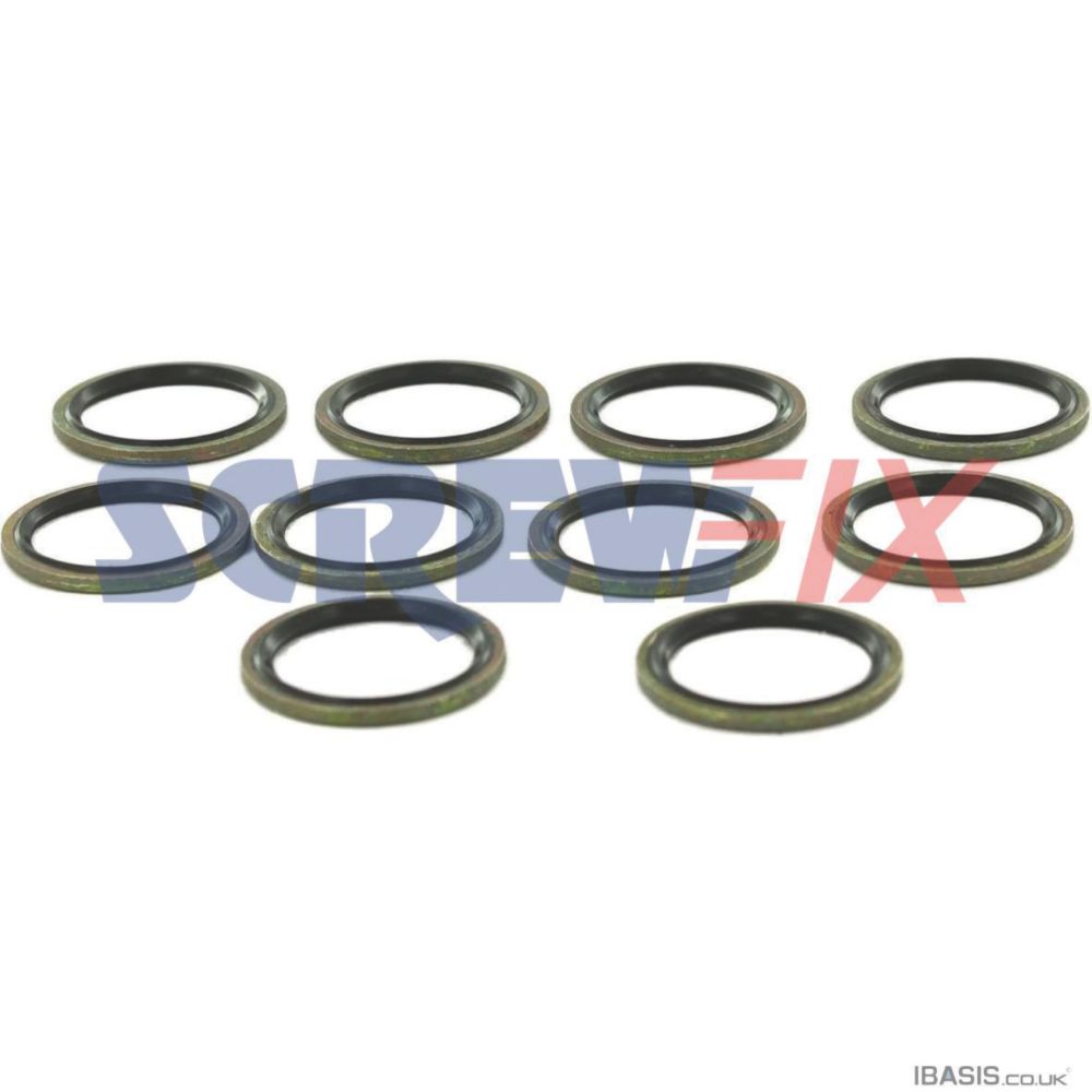 Image of Worcester Bosch 87101031610 18.3 x 24.3 Washer 10 Pack 