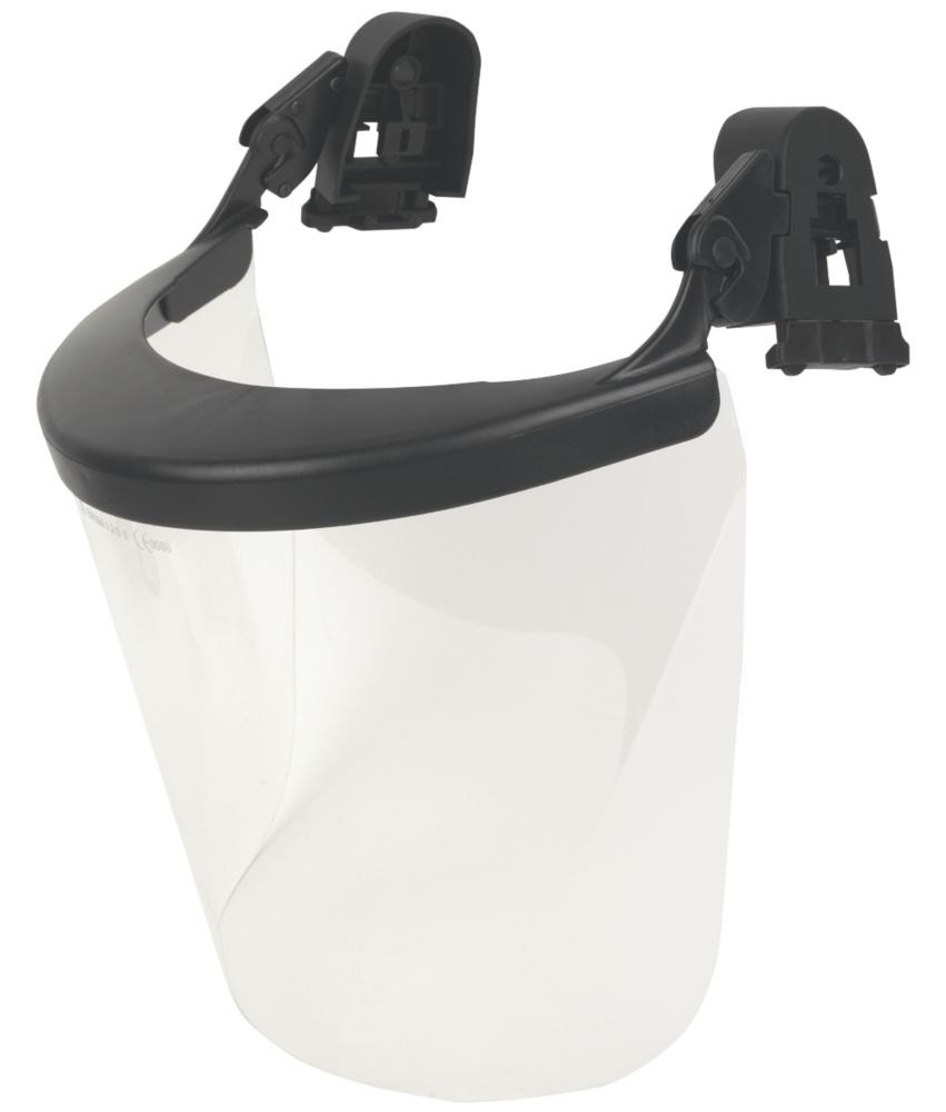 Image of JSP Evolution Safety Helmet Visor Kit Black / Clear 