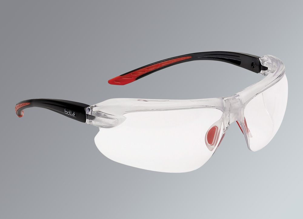 Image of Bolle IRI-s Clear Lens Safety Specs w/ +2.5Mag 