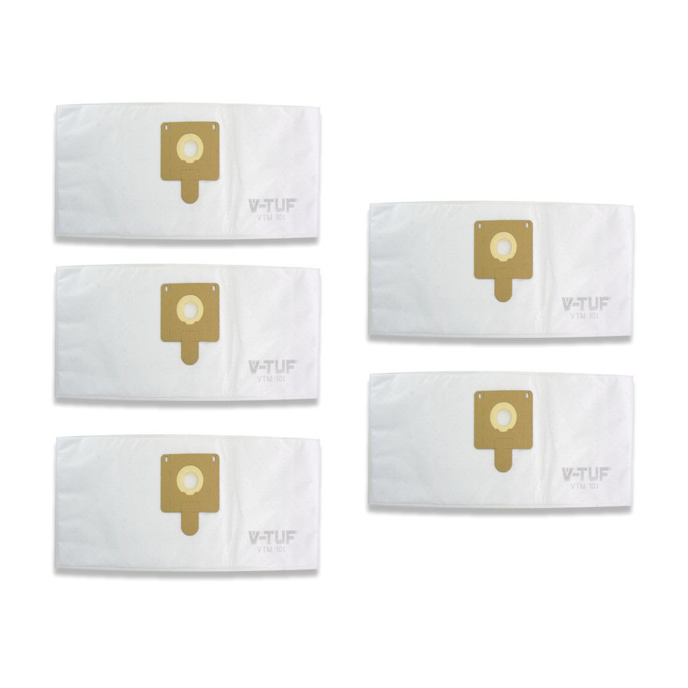 Image of V-Tuf MINIHSV 15Ltr Dust Bags 5 Pack 