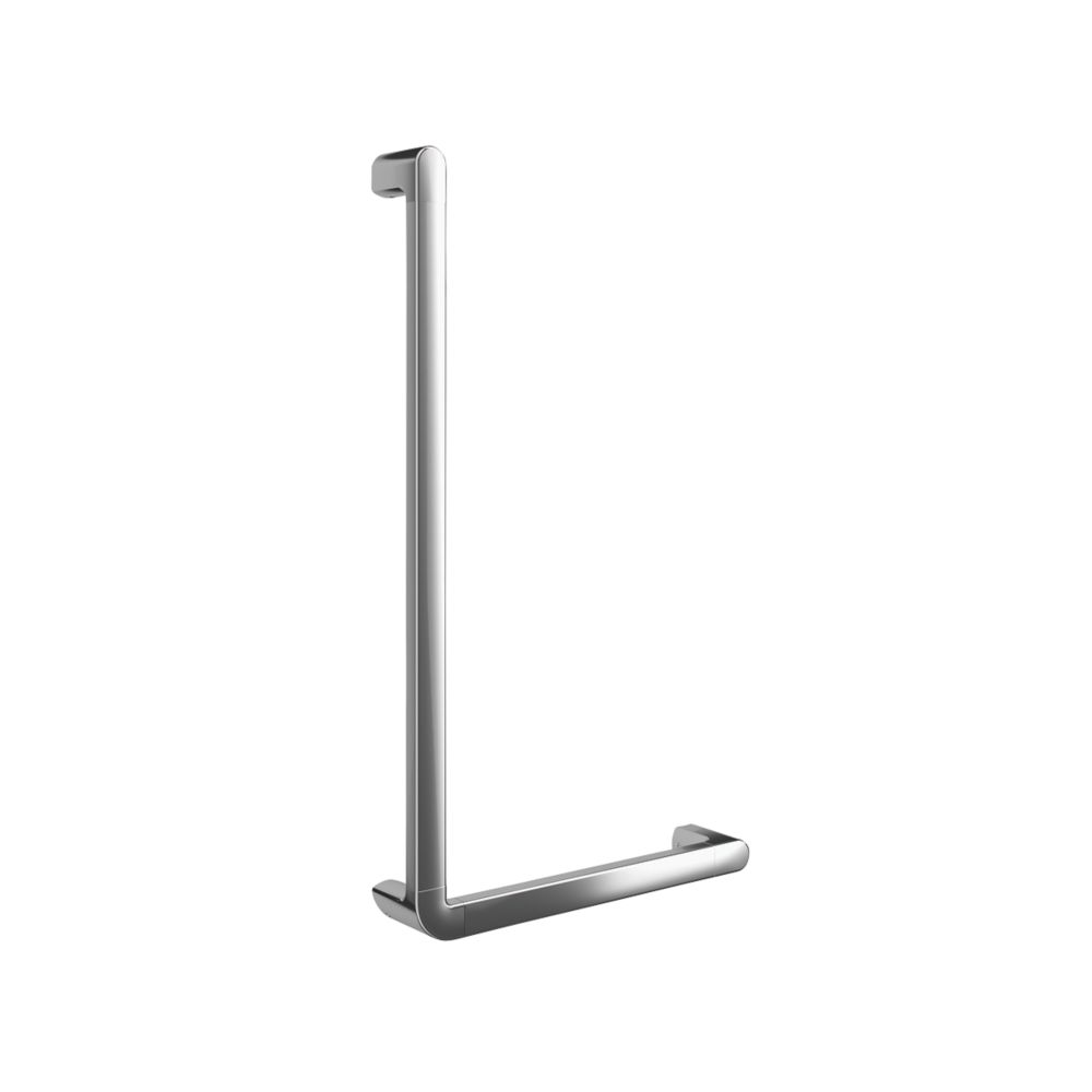 Image of Mira 90Â° Angled Household Grab Rail Chrome 400mm x 700mm 