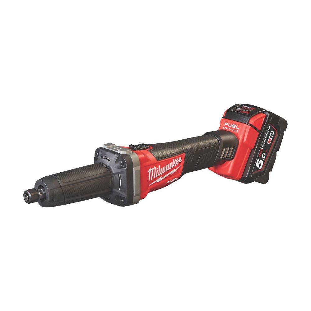 Image of Milwaukee M18 FDG-502X FUEL 18V 2 x 5.0Ah Li-Ion RedLithium Brushless Cordless Die Grinder 
