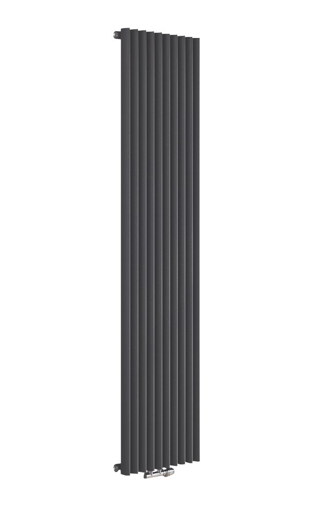 Image of Ximax Fortuna-Twist Designer Radiator 1800mm x 565mm Anthracite 3754BTU 