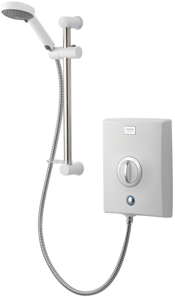 Image of Aqualisa Quartz White / Chrome 8.5kW Electric Shower 