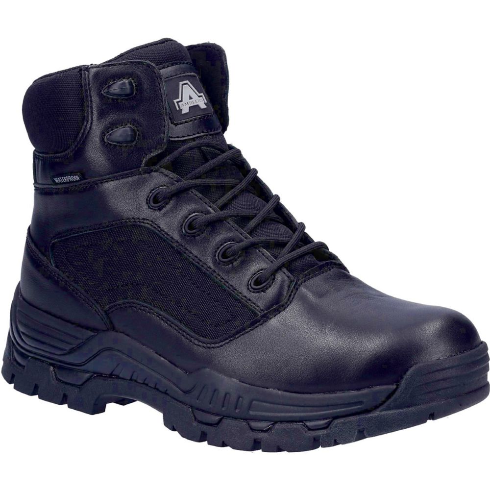 Image of Amblers Mission Metal Free Non Safety Boots Black Size 8 
