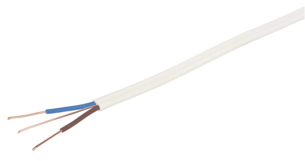 Image of Prysmian 6242BH White 1.5mmÂ² LSZH Twin & Earth Cable 100m Drum 