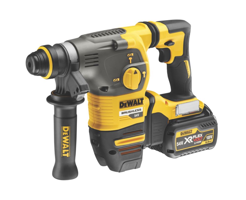 Image of DeWalt DCH323T2-GB 4.7kg 54V 2 x 6.0Ah Li-Ion XR FlexVolt Brushless Cordless SDS Plus Drill 