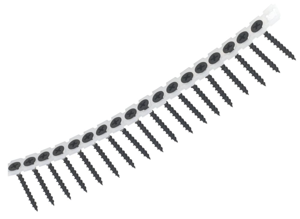 Image of Easyfix Phillips Bugle Coarse Single Thread Collated Drywall Screws 3.9mm x 38mm 1000 Pack 