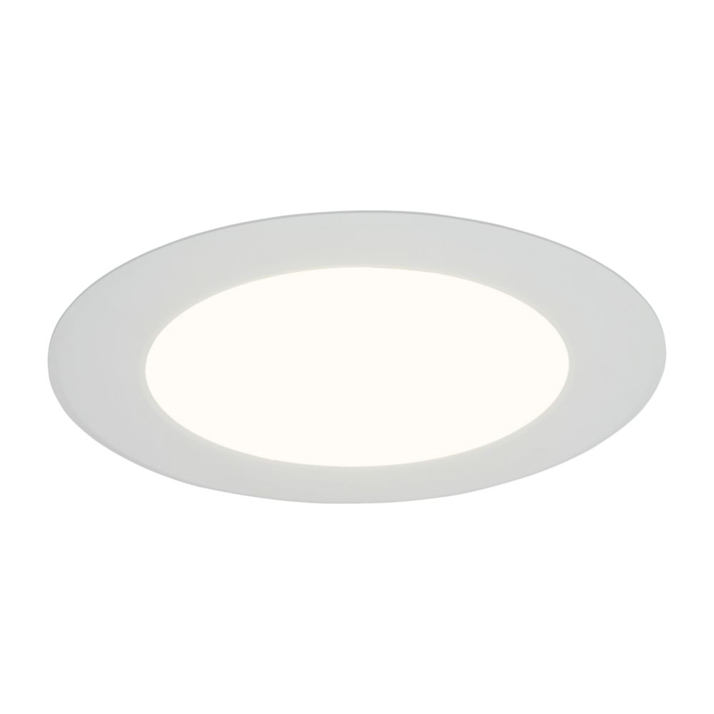 Image of 4lite Fixed LED Slim Downlight White 22W 2100lm 4 Pack 