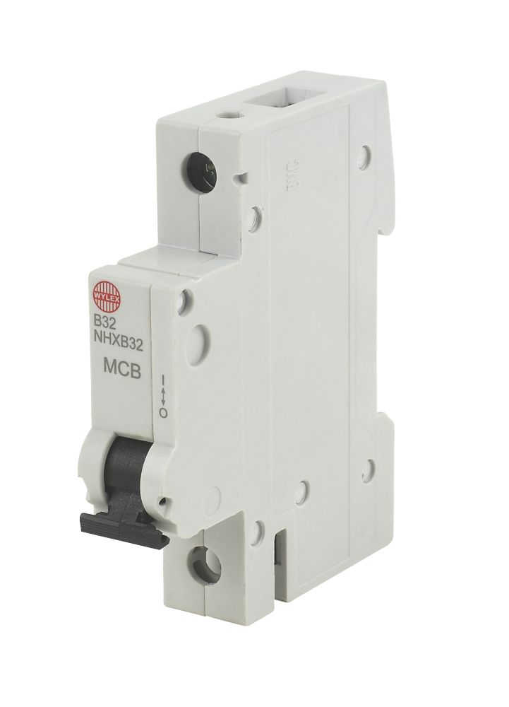 Image of Wylex 32A SP Type B MCB 