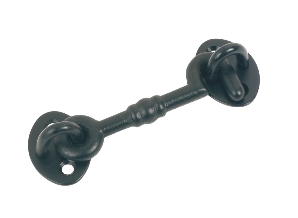 Image of Cabin Hook Black 100mm 