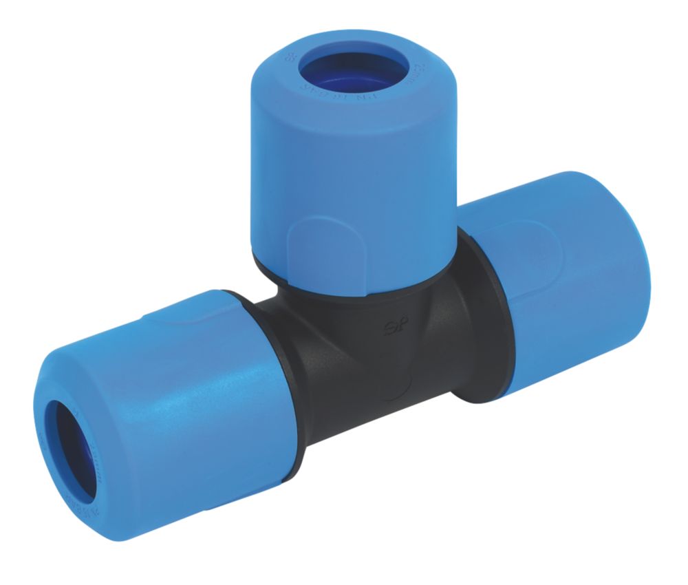 Image of JG Speedfit MDPE Equal Tee 25mm x 25mm x 25mm 