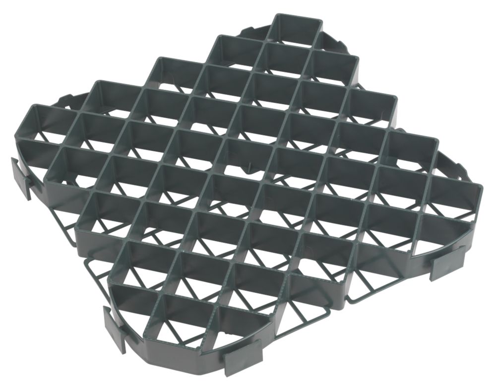 Image of FloPlast Ground Grab Tiles 402mm x 402mm x 55mm 20 Pack 