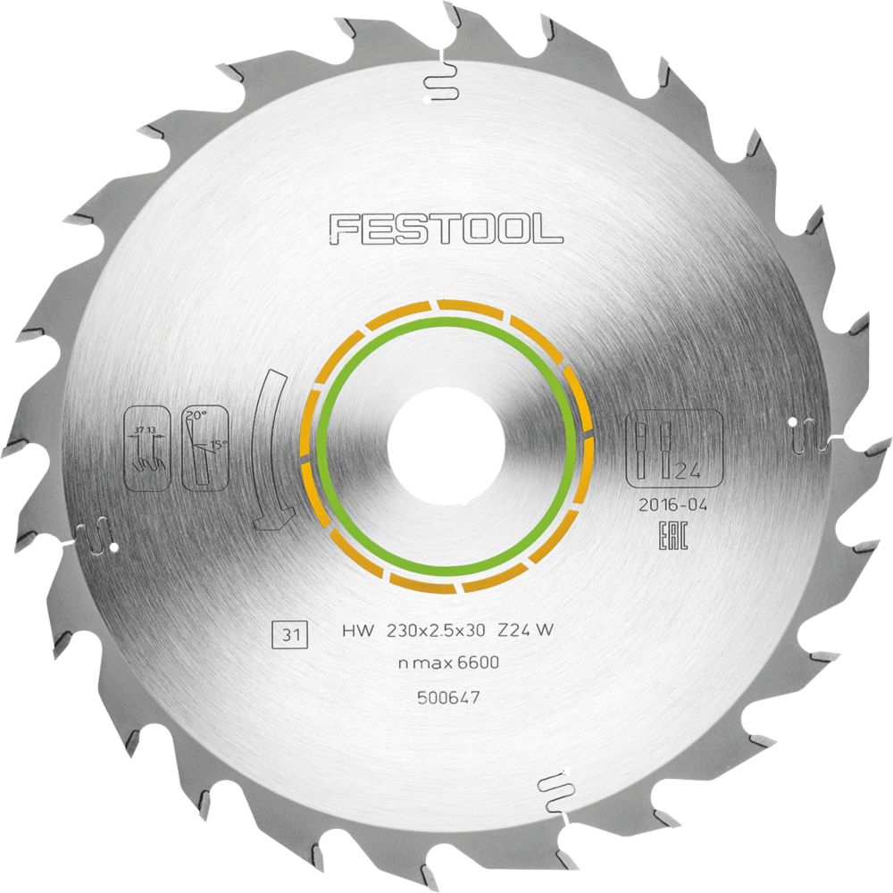 Image of Festool Multi-Material TCT Circular Saw Blade 230mm x 30mm 24T 