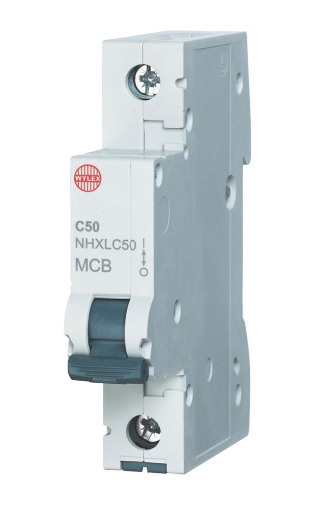 Image of Wylex 50A SP Type C MCB 