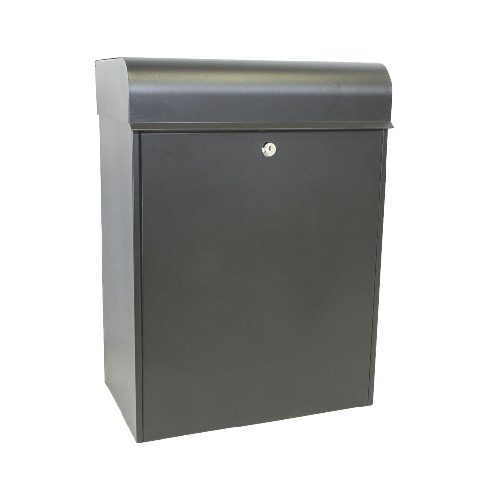 Image of Burg-Wachter Heavy Duty Secure Parcel Box Black Powder-Coated 
