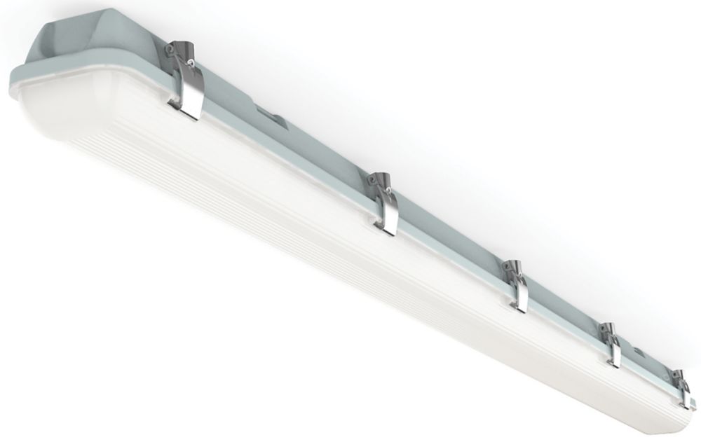 Image of 4lite Single 4ft Non-Maintained Emergency LED Non Corrosive Batten With Microwave Sensor 20W 2088lm 230V 