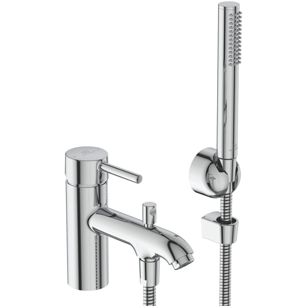 Image of Ideal Standard Ceraline Deck-Mounted Bath Shower Mixer Chrome 