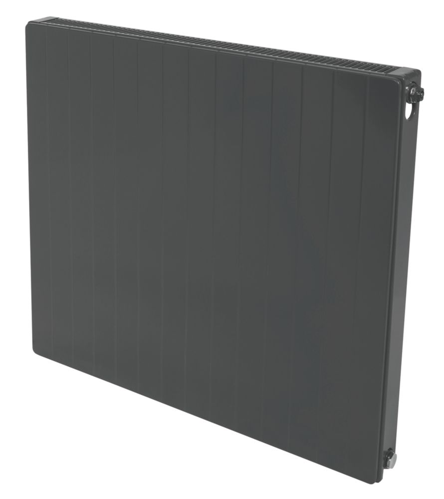 Image of Stelrad Accord Concept Type 11 Single Flat Panel Single Convector Radiator 600mm x 600mm Grey 1713BTU 