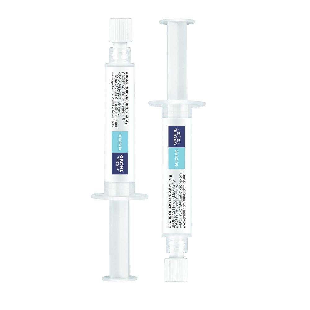 Image of Grohe QuickGlue A2 Accessories Glue White 2.5ml 2 Pack 