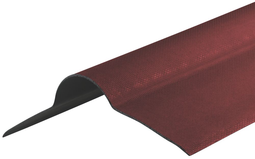 Image of Corrapol-BT AC118RE Corrugated Bitumen Ridge Red 950mm x 420mm 