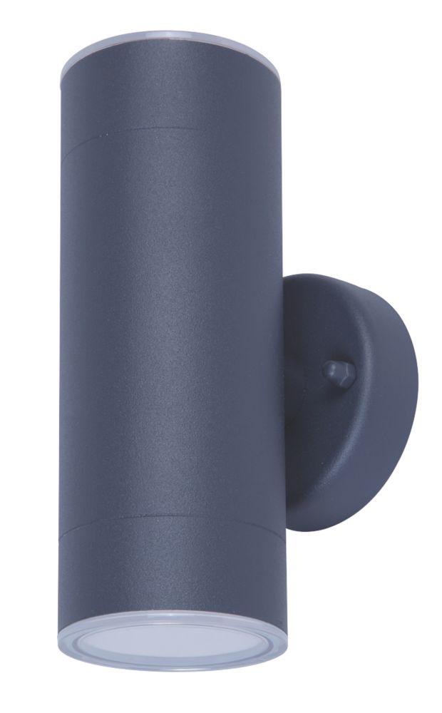 Image of LAP Outdoor LED Up & Down Wall Light Charcoal Grey 8.6W 760lm 