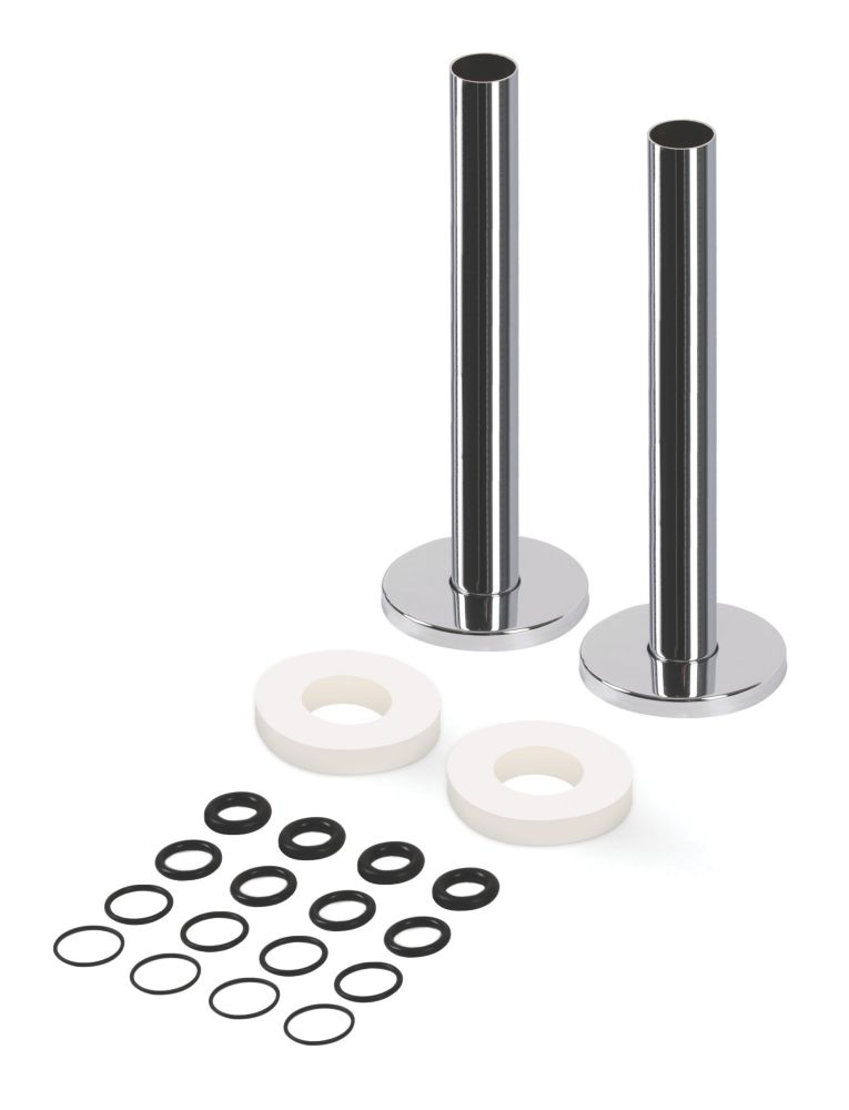 Image of Terma 20mm Radiator Pipe Masking Cover Chrome 