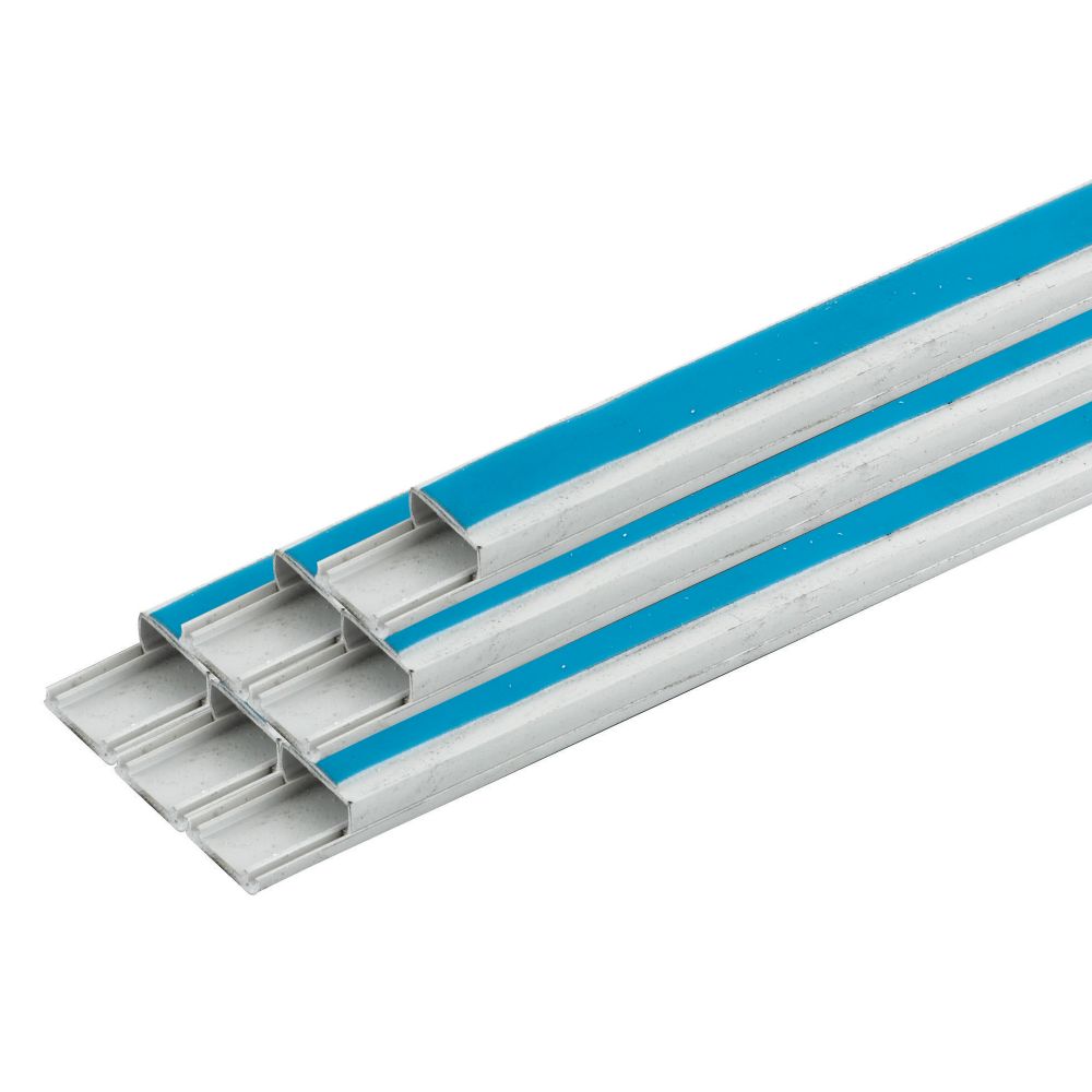Image of Tower Self-Adhesive Mini Trunking 12mm x 8mm x 3m 