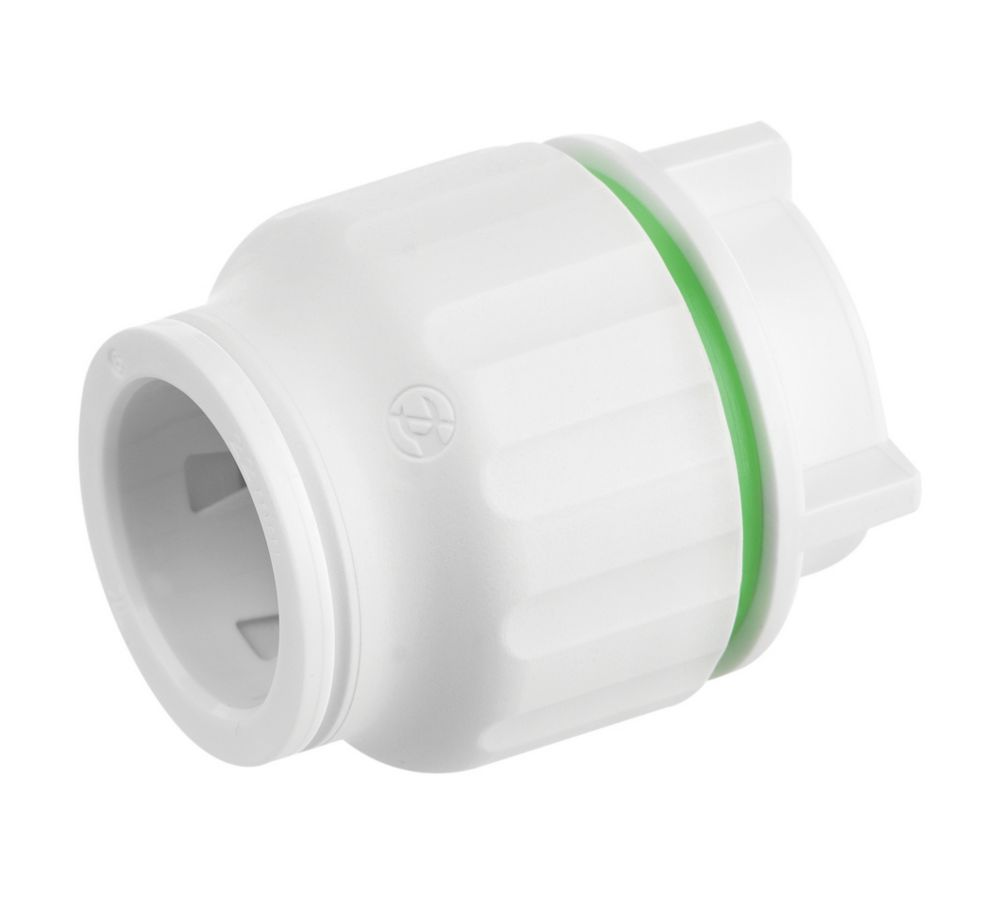 Image of Flomasta Twistloc SPST674M Plastic Push-Fit Stop End 22mm 2 Pack 